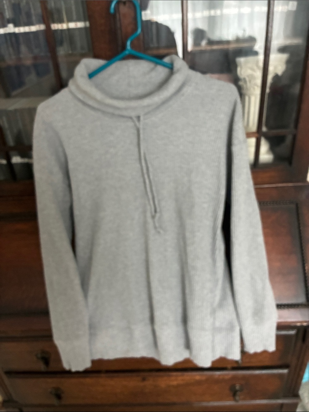 Haven Well Within Light Gray Cowl-Neck Women's Sweater